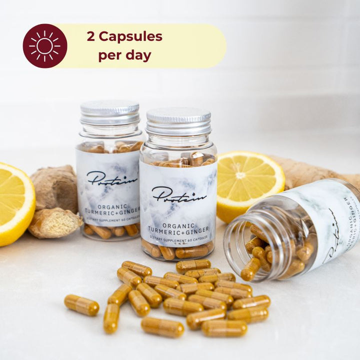 Organic Ginger & Turmeric, 60 Capsules